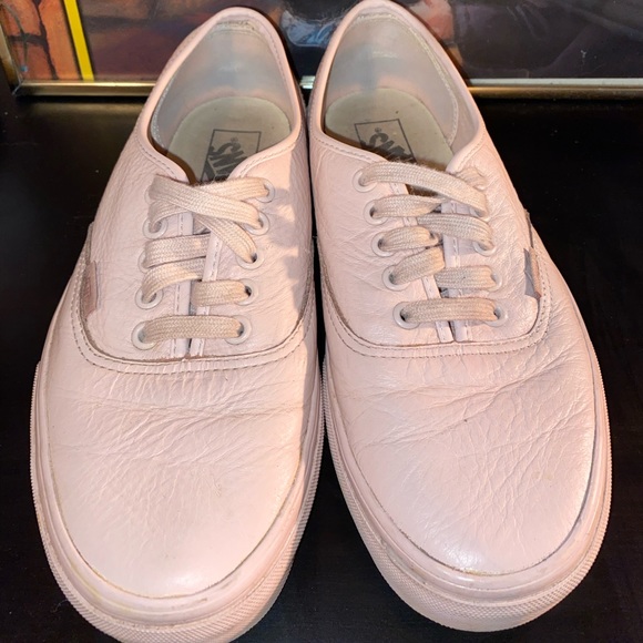 Vans Authentic Pink Leather shoes - Picture 2 of 4